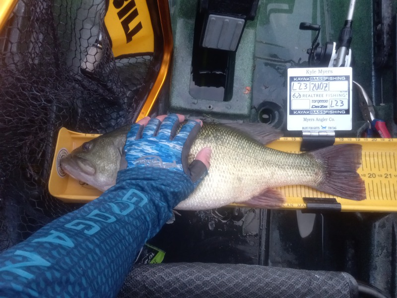 A photo of Kyle Myers's catch