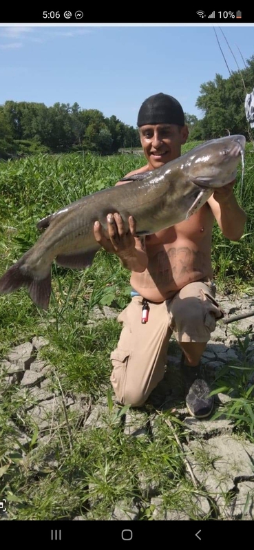 A photo of robert clauthier's catch