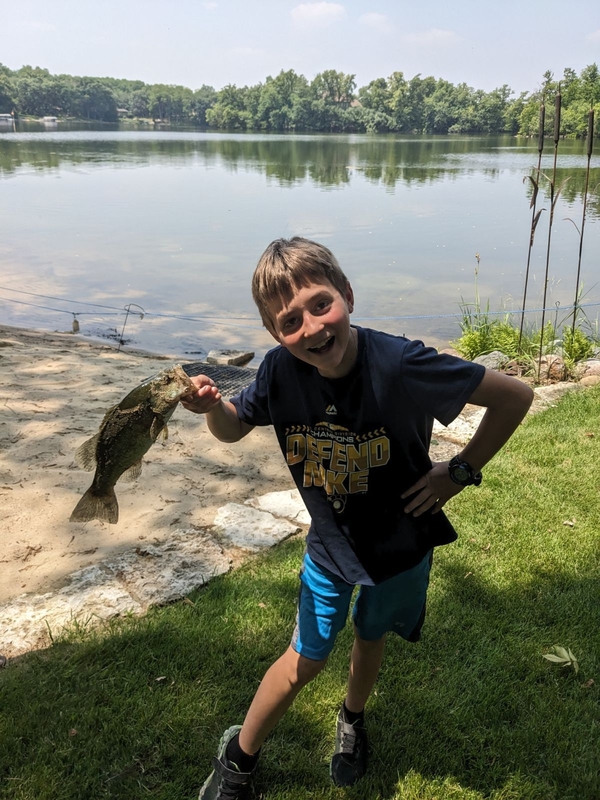 A photo of Jacob Malloy's catch
