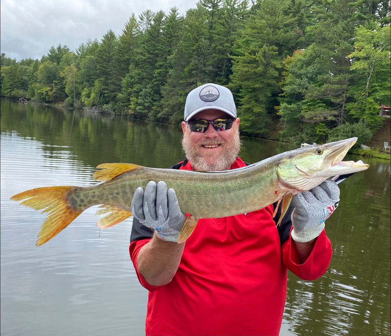 A photo of Michael Bigsby's catch