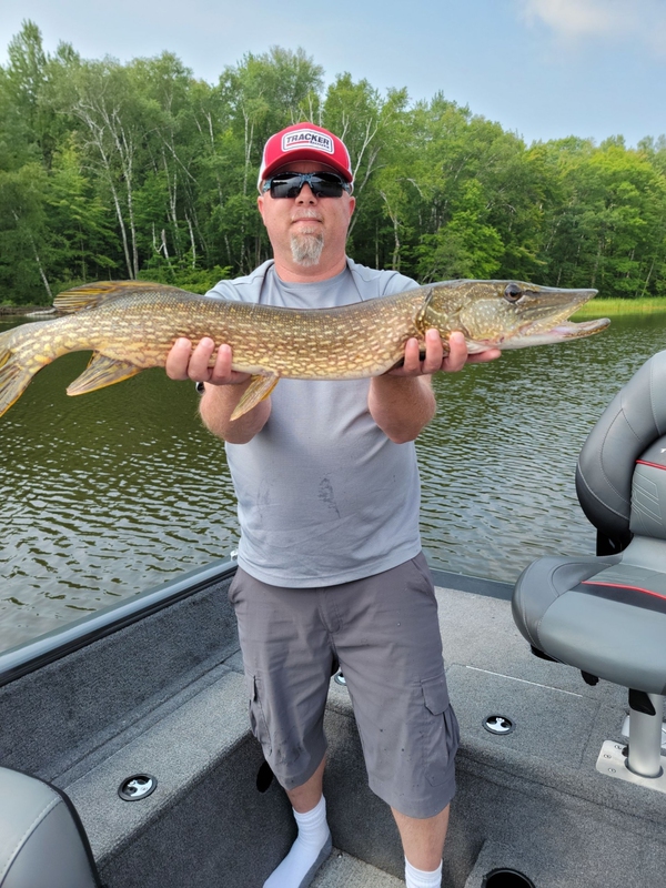 A photo of Brad Rode's catch