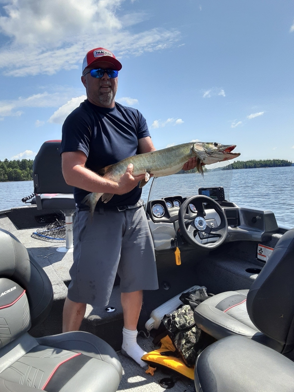 A photo of Brad Rode's catch