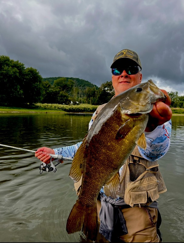A photo of Tim Crowley's catch