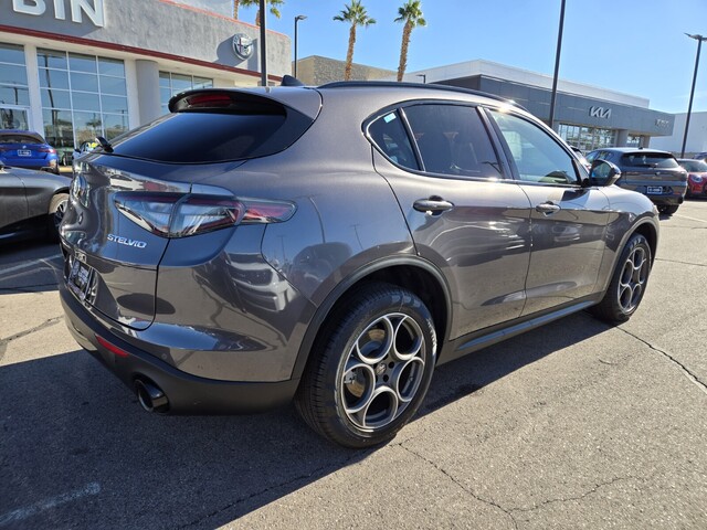 2025 Alfa Romeo Stelvio Base - Gray Metallic exterior view 3