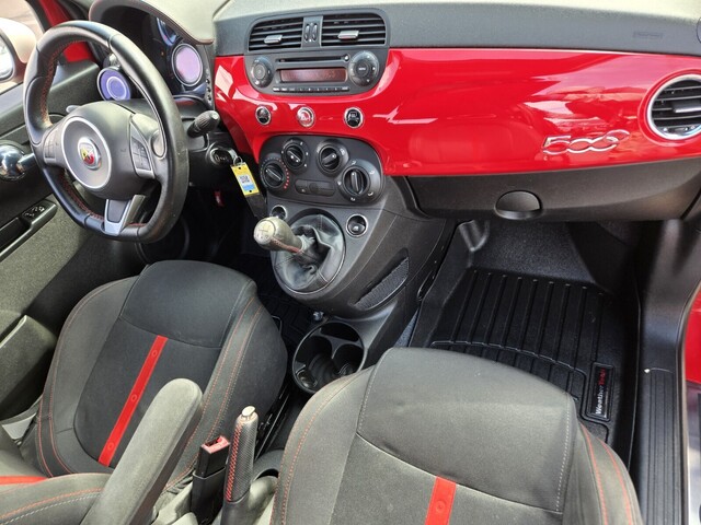 2013 Fiat 500c Abarth - Rosso (Red) exterior view 15
