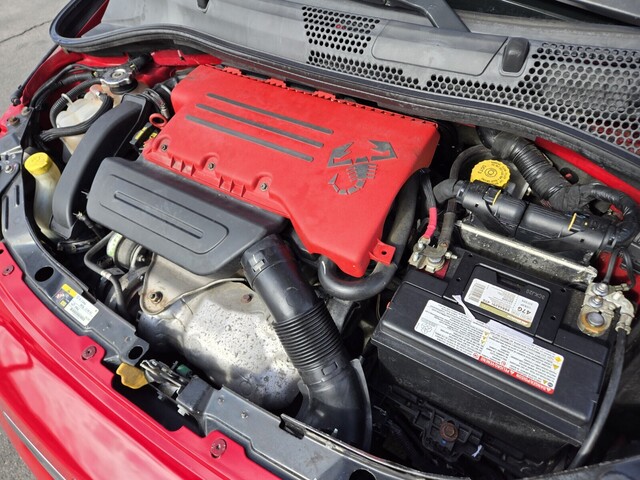 2013 Fiat 500c Abarth - Rosso (Red) exterior view 16