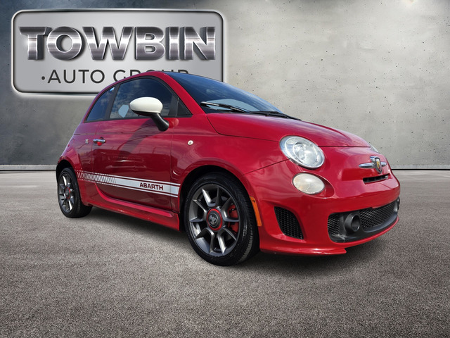 2013 Fiat 500c Abarth - Rosso (Red) exterior view 2