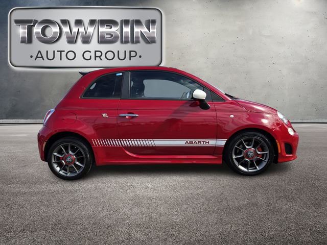 2013 Fiat 500c Abarth - Rosso (Red) exterior view 3