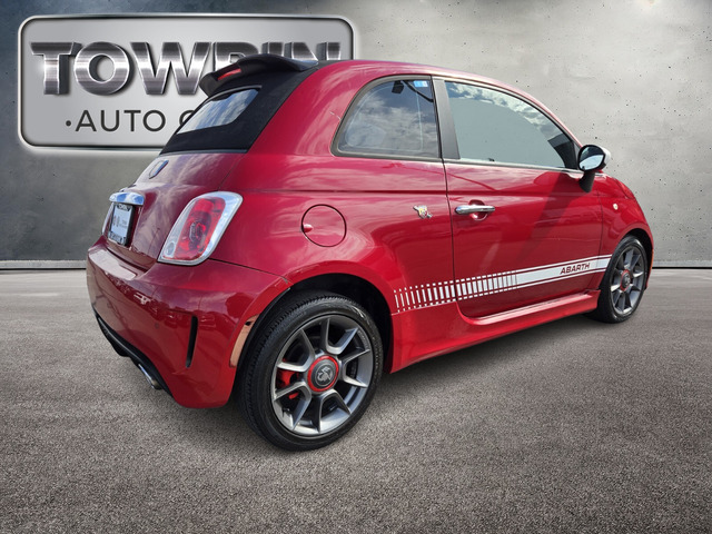 2013 Fiat 500c Abarth - Rosso (Red) exterior view 4