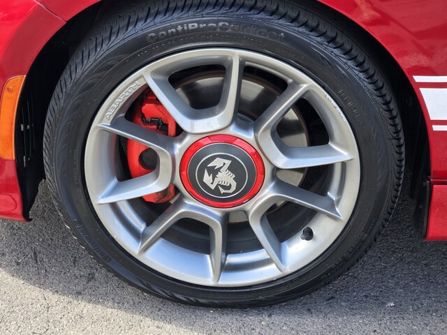 2013 Fiat 500c Abarth - Rosso (Red) exterior view 9