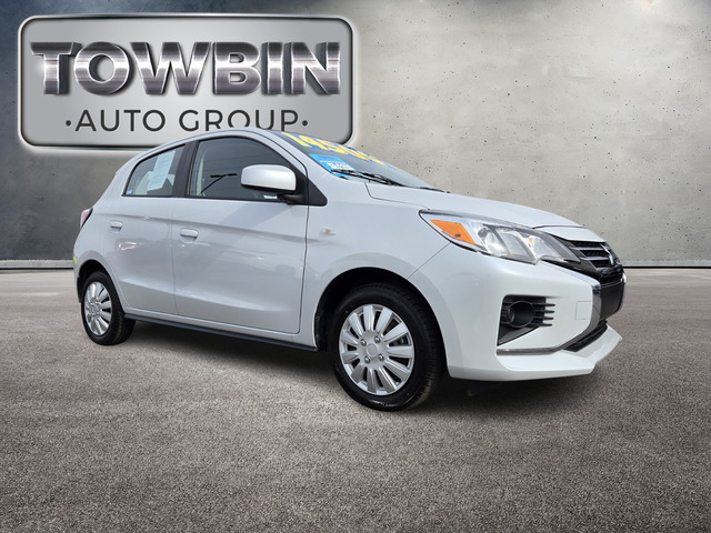 2024 Mitsubishi Mirage ES - White Diamond exterior view 2