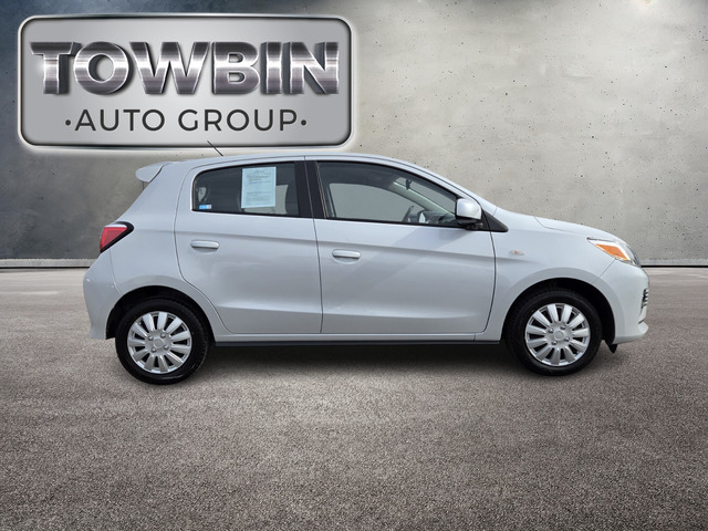 2024 Mitsubishi Mirage ES - White Diamond exterior view 3