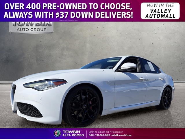 2018 Alfa Romeo Giulia Ti - White exterior view 1