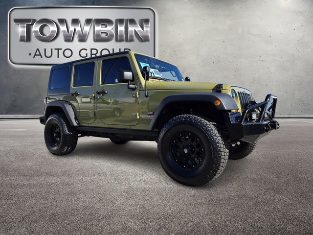 2013 Jeep Wrangler Unlimited Rubicon - Commando Green exterior view 2