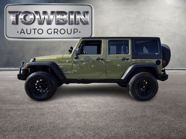 2013 Jeep Wrangler Unlimited Rubicon - Commando Green exterior view 7