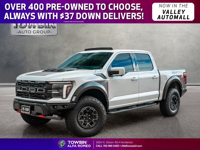 2025 Ford F-150 Raptor - White Metallic exterior view 1