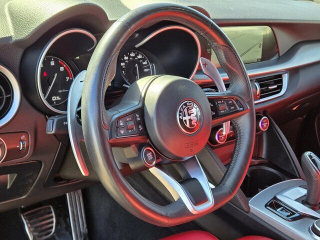 2022 Alfa Romeo Stelvio Veloce - Black Metallic exterior view 18