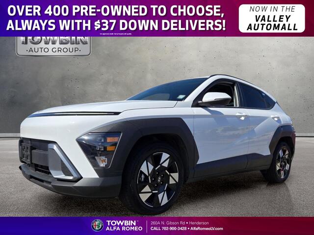 2025 Hyundai Kona SEL - White exterior view 1