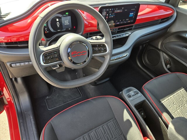 2024 Fiat 500e Battery Electric - Red by (Red) exterior view 12