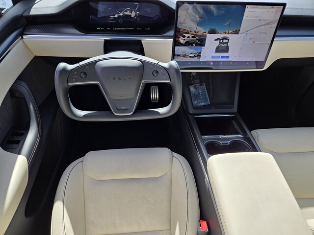 2022 Tesla Model X Plaid - Midnight Silver Metallic exterior view 12