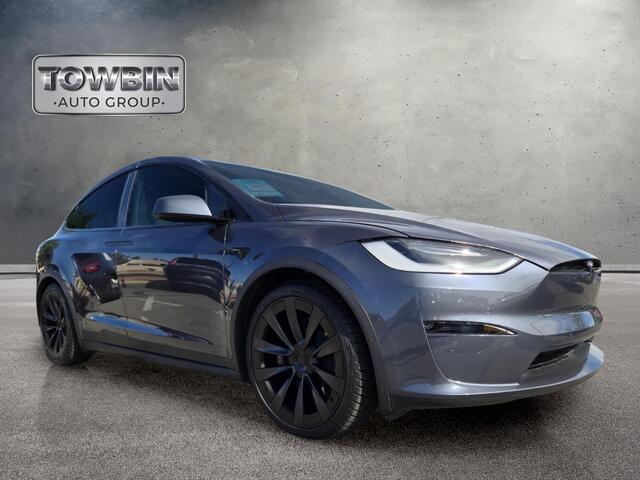 2022 Tesla Model X Plaid - Midnight Silver Metallic exterior view 2