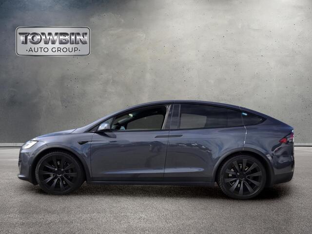 2022 Tesla Model X Plaid - Midnight Silver Metallic exterior view 7