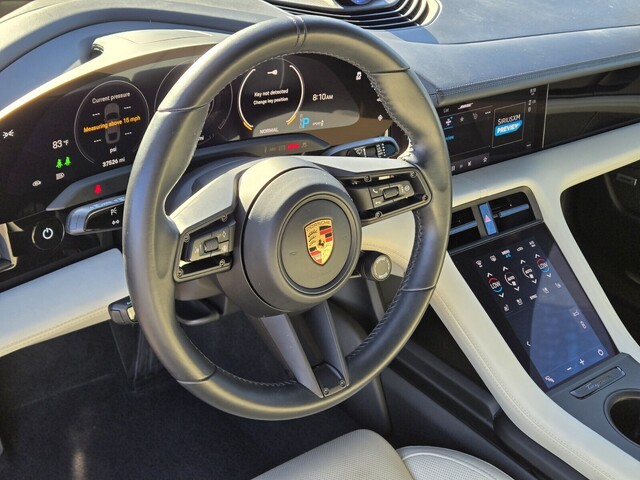 2021 Porsche Taycan 4S - White exterior view 17