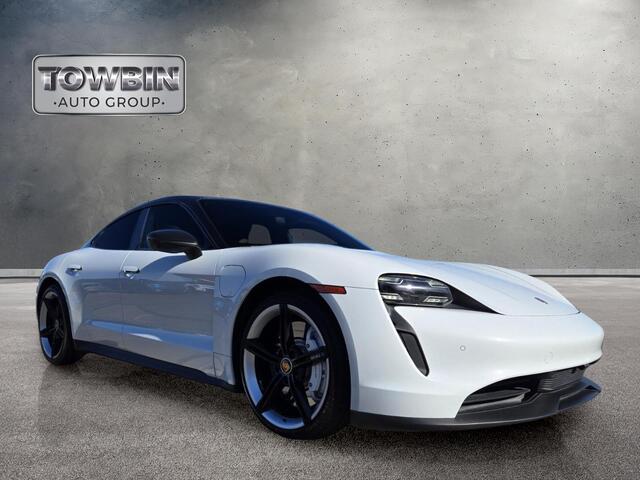 2021 Porsche Taycan 4S - White exterior view 2