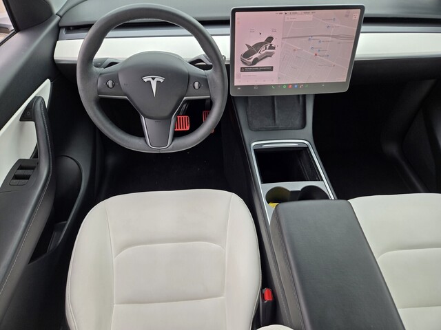 2021 Tesla Model Y Long Range - Pearl White Multi-Coat exterior view 12