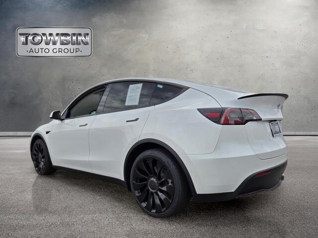 2021 Tesla Model Y Long Range - Pearl White Multi-Coat exterior view 6