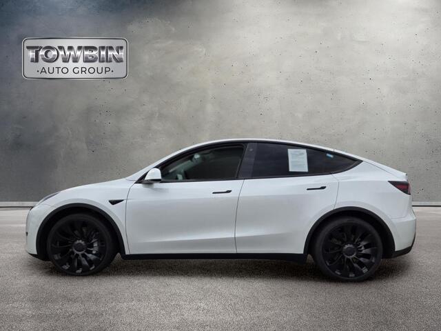 2021 Tesla Model Y Long Range - Pearl White Multi-Coat exterior view 7