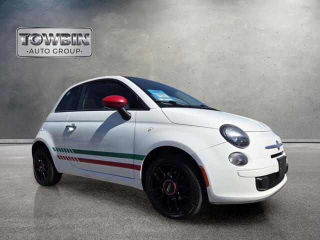2015 Fiat 500 Pop - White exterior view 2