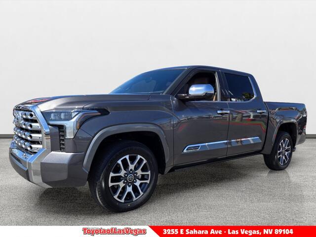 Magnetic Gray Metallic 2023 Toyota Tundra 1794 Edition CrewMax Cab 4WD Pickup Truck Four-Wheel Drive Automatic
