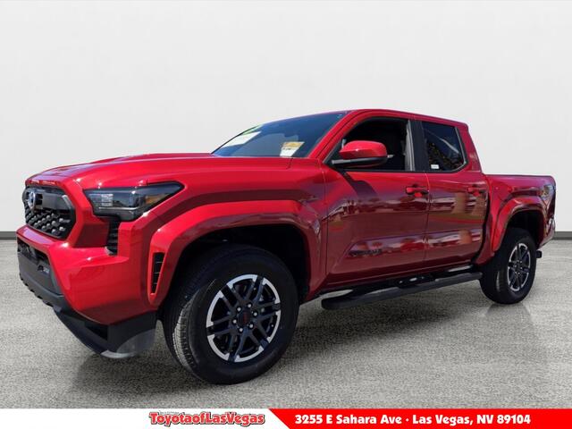 Red 2025 Toyota Tacoma TRD Sport Double Cab RWD Pickup Truck 4X2 Automatic