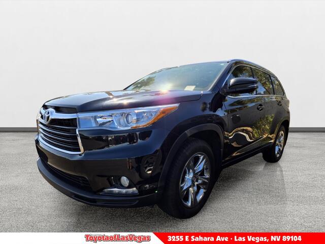 Attitude Black Metallic 2015 Toyota Highlander Limited AWD SUV / Crossover All-Wheel Drive 6-Speed Automatic Overdrive