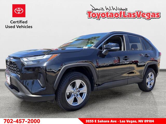 Midnight Black Metallic 2023 Toyota RAV4 SUV / Crossover Front-Wheel Drive Automatic