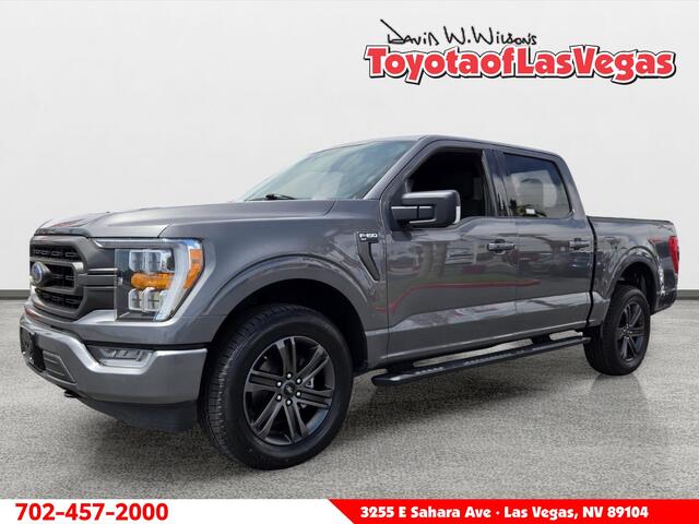 Gray Metallic 2022 Ford F-150 Pickup Truck Four-Wheel Drive Automatic