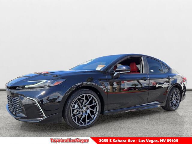 Midnight Black Metallic 2025 Toyota Camry XSE FWD Sedan Front-Wheel Drive Continuously Variable Transmission