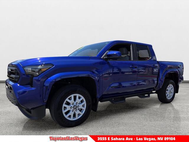 Blue 2025 Toyota Tacoma SR5 Double Cab RWD Pickup Truck 4X2 Automatic