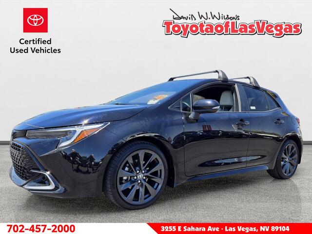 Midnight Black Metallic 2025 Toyota Corolla Hatchback Hatchback Front-Wheel Drive Continuously Variable Transmission
