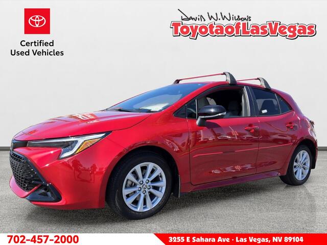 Red 2026 Toyota Corolla Hatchback Hatchback Front-Wheel Drive Continuously Variable Transmission