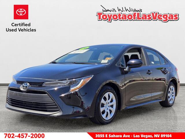 Midnight Black Metallic 2024 Toyota Corolla Sedan Front-Wheel Drive Continuously Variable Transmission