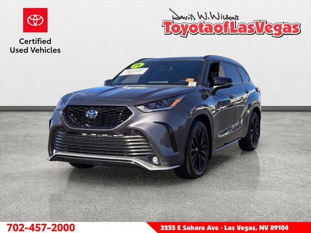 Magnetic Gray Metallic 2024 Toyota Highlander SUV / Crossover Front-Wheel Drive Automatic