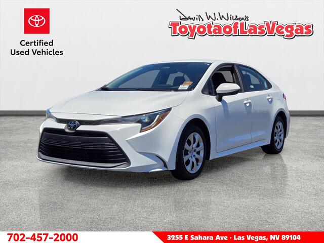 Ice 2024 Toyota Corolla Sedan Front-Wheel Drive Continuously Variable Transmission