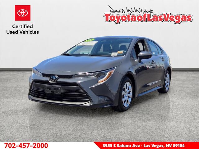 Underground 2024 Toyota Corolla Sedan Front-Wheel Drive Continuously Variable Transmission