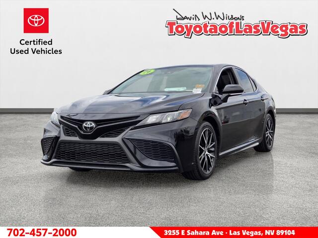 Midnight Black Metallic 2024 Toyota Camry Sedan Front-Wheel Drive Automatic