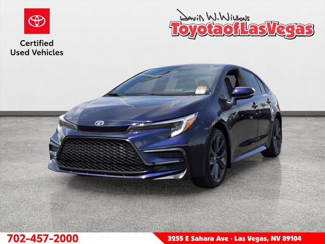 Blueprint 2025 Toyota Corolla Sedan Front-Wheel Drive Continuously Variable Transmission