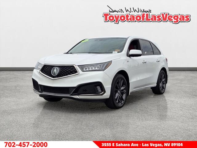Platinum White Pearl 2020 Acura MDX SUV / Crossover All-Wheel Drive 9-Speed Automatic