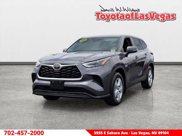 Magnetic Gray Metallic 2023 Toyota Highlander SUV / Crossover All-Wheel Drive Automatic