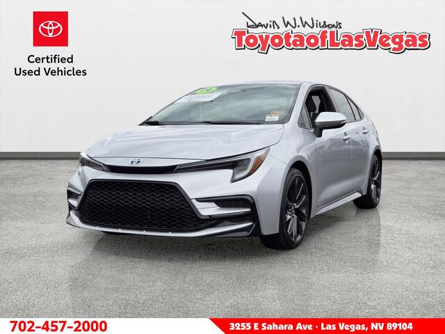 Classic Silver Metallic 2024 Toyota Corolla Hybrid Sedan Front-Wheel Drive Continuously Variable Transmission